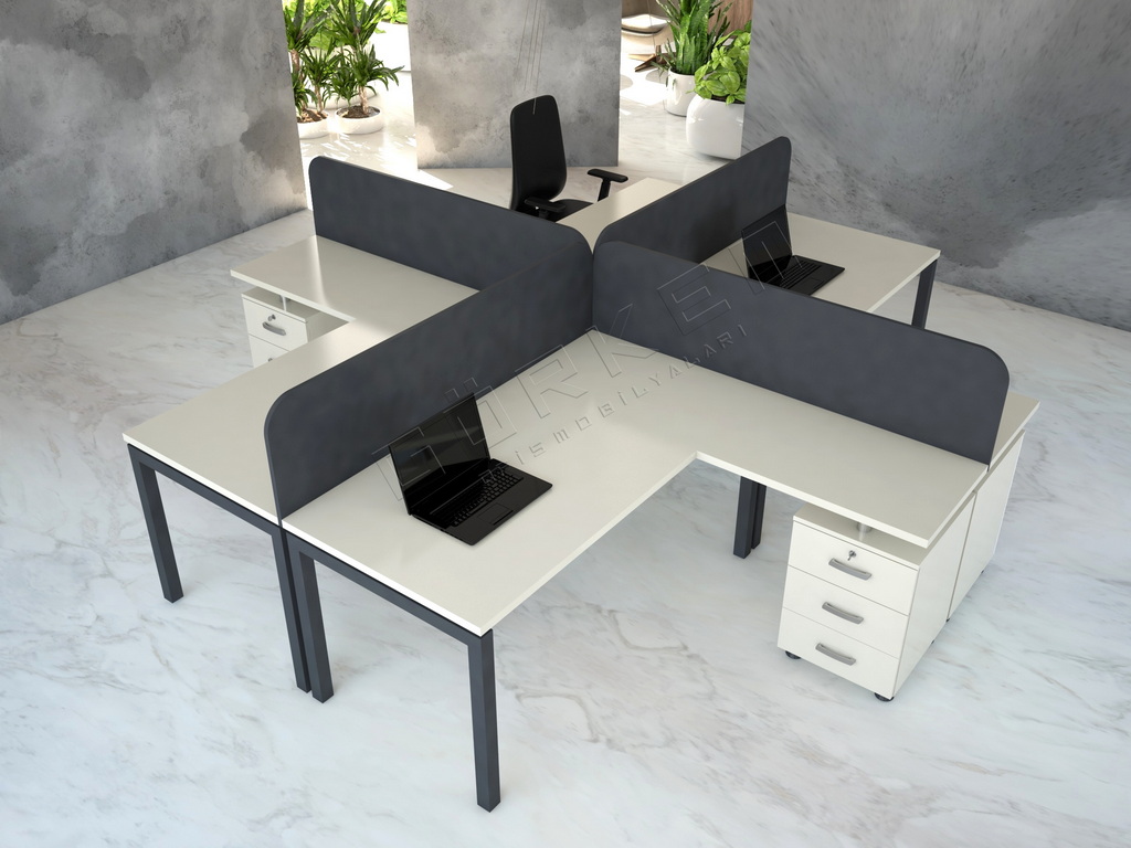 4'lü Çalışma Grubu - Ofis mobilyası - Ofis mobilyaları